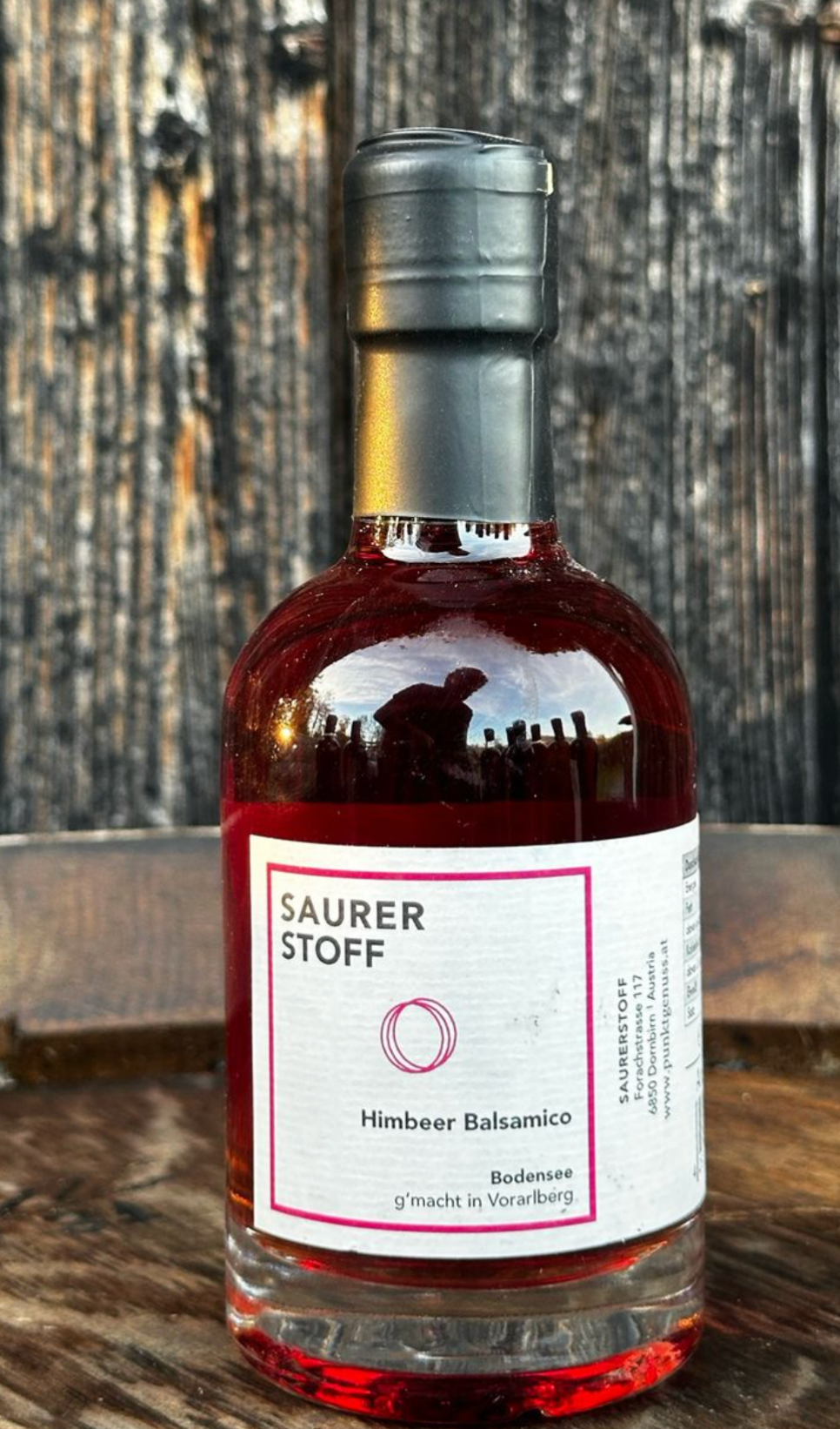 helle Himbeere Balsamico Saurerstoff