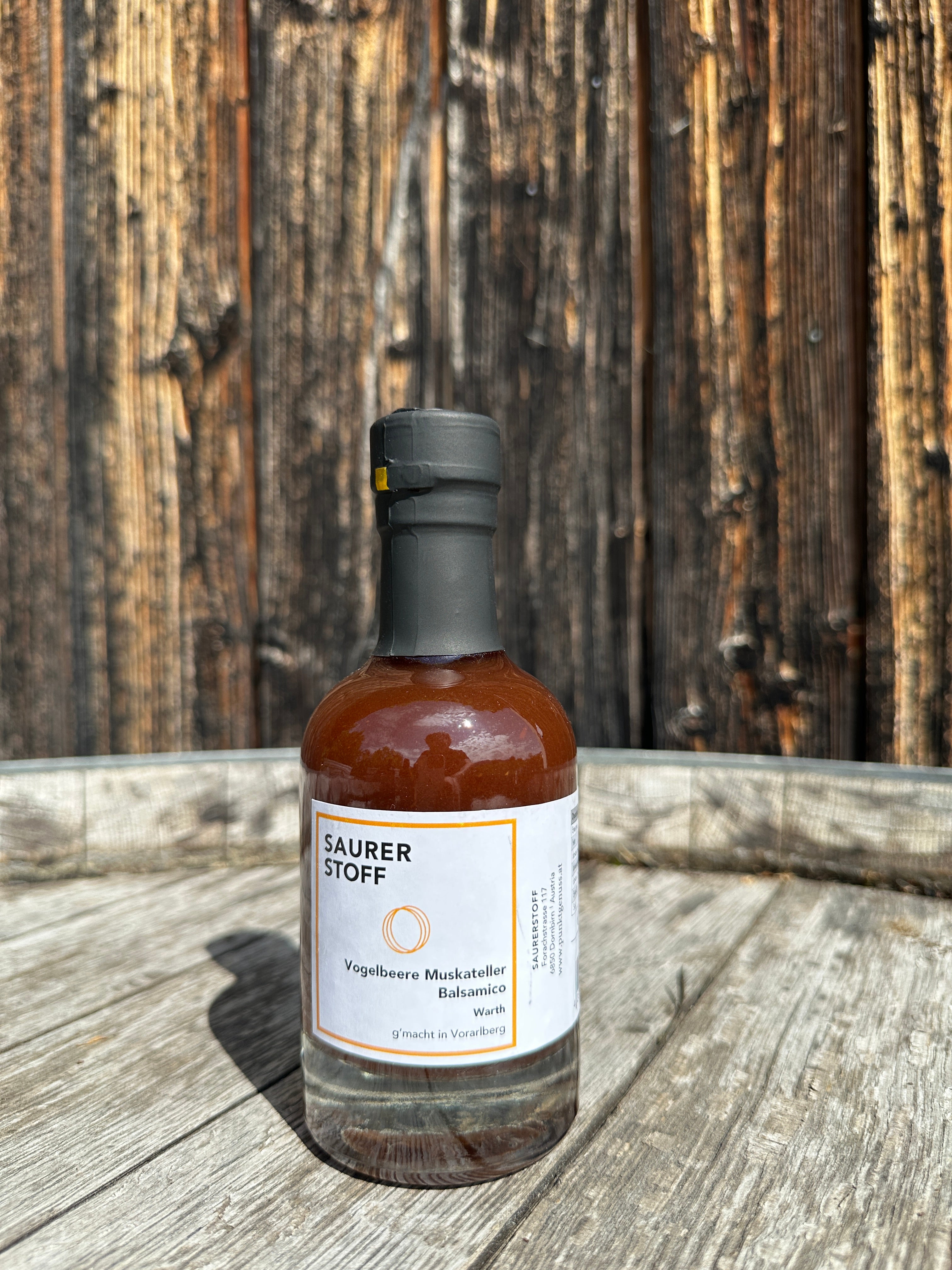 Vogelbeere Muskateller Balsamico 200 ml SAURERSTOFF